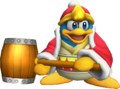 Model of King Dedede from the 3DS version