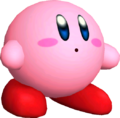 Model of Kirby from the 3DS version
