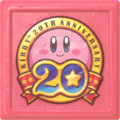 20th Anniversary Logo (1) Character Treat from Kirby's Dream Buffet