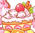 The Strawberry Shortcake in Kirby: The Strange Sweets Island