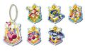 Acrylic Emblem collection from "Kirby Pupupu Marching" merchandise line
