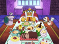 King Dedede is displeased with his court's cooking.