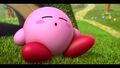Kirby sleeping during the calamity