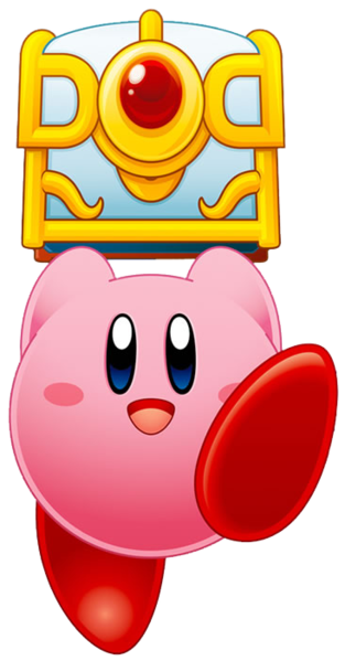 File:KSqS Kirby and Treasure Chest Artwork.png