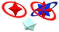 Model render of some Ability Stars from Kirby 64: The Crystal Shards