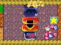 Big Warwiggle goes upside-down to crush more Kirbys.