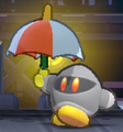 A Parasol Halcandle Dee in Kirby's Return to Dream Land Deluxe
