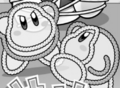 Yarn Waddle Dees in Kirby: Big Trouble in Patch Land!