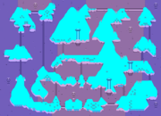 CAVE8 - A cave-themed level with water fountains.
