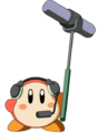 A Waddle Dee with a boom mike