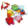 Multiple Kirbys with some Copy Abilities