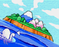 King Dedede disappears into the sky