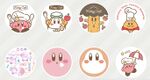 Kirby Cafe Cafe au lait art designs Tokyo 2020.jpg