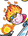 Fire Kirby in Find Kirby!! (Battleship Halberd)