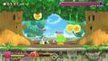 Battle with Twin Woods in Kirby Fighters 2