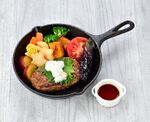Kirby Cafe Chef Kawasaki hamburg steak with grated daikon radish.jpg