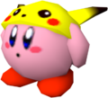 Model of Pikachu Kirby