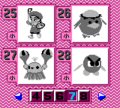 A Chacha pattern in the selection menu for the canceled Kirby Family