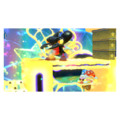 Heroes in Another Dimension credits picture from Kirby Star Allies, featuring Marx sneaking up on Bugzzy