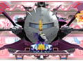 Meta Knightmare Returns credits picture from Kirby: Planet Robobot, featuring the Halberd in a Rest Area