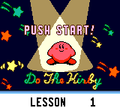 Start of a game of Do The Kirby