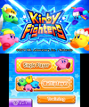 Kirby Fighters main menu.