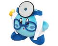 Doctor Kirby plushie from the Kirby Battle Royale merchandise line