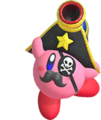 Render image of a rare hat: the Pirate's Tricorn, for Bomb in Kirby Fighters 2