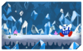 Concept art of Mr. Frosty's battle arena