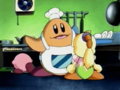 Tiff gives Chef Kawasaki new business advice while Kirby looks for food.
