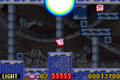 Kirby using the Light ability in Kirby: Nightmare in Dream Land.