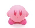 "Vol 1 - Pink Puffy Hero" soft vinyl figure of Kirby from the "Kirby Art Soft Vinyl Collection" merchandise line