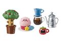 "Coffee" miniature set from the "Kirby Cafe Time" merchandise line, featuring Rick on the kettle