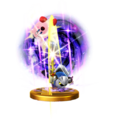 Galaxia Darkness trophy from Super Smash Bros. for Wii U, featuring Kirby