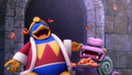 Dedede and Escargoon celebrate their loss.