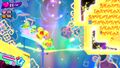 Kirby and co. use Friend Star in Heroes in Another Dimension - Dimension IV