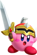 Artwork of Sword Hero Kirby