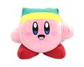 Big plush of Sword Kirby from the Kirby Battle Royale merchandise line
