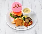 Kirby Cafe Kirby Burger and Spaghetti with Steamed Vegetables 2024.jpg