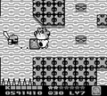 Kirby inhaling Blade in Kirby's Dream Land 2