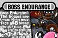 Boss Endurance title screen