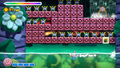 Some Bomb Block barriers hold quite a bit more back than others, such as this one in Kirby and the Rainbow Curse.