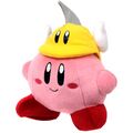 6 inches tall Cutter Kirby plushie. Manufactured by San-ei.
