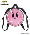 A backpack from the "Kirby × Yummy Mart" collaboration