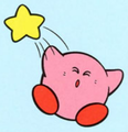Kirby dropping an Ability Star