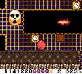 Kirby slips past a Dekabu on guard.