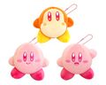 Small "Pupupu Islands Petit" plushies of Kirby and Waddle Dee, created for Kirby's 25th Anniversary