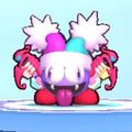 Kirby wearing the Marx Soul Dress-Up Mask in Kirby's Return to Dream Land Deluxe