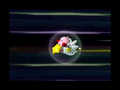 Screenshot of the Starship as in a cutscene in Milky Way Wishes from Kirby Super Star Ultra