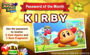 List of passwords in Team Kirby Clash Deluxe - WiKirby: it's a wiki, about  Kirby!